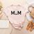 Loud & Proud Baseball Mom Softball Mother Women Mommy Women's Heather T-Shirt Heather Peach