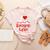 I Love Baseball Moms Women's Heather T-Shirt Heather Peach