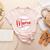 Mama Baseball Mom Women's Heather T-Shirt Heather Peach Mama Baseball Mom Women's Heather T-Shirt Heather Peach