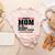 Proud Mom Of An Awesome Baseball Player Baseball Mom Women's Heather T-Shirt Heather Peach Proud Mom Of An Awesome Baseball Player Baseball Mom Women's Heather T-Shirt Heather Peach