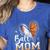 Ball Mom Heart Basketball Baseball Mom Premium Women's Heather T-Shirt Heather True Royal
