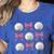 Baseball Boys Girls Baseball Mom Tee Pink Bow Baseball Women's Heather T-Shirt Heather True Royal Baseball Boys Girls Baseball Mom Tee Pink Bow Baseball Women's Heather T-Shirt Heather True Royal