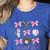 Baseball Gigi Era Bows Baseball Mom Women Women's Heather T-Shirt Heather True Royal Baseball Gigi Era Bows Baseball Mom Women Women's Heather T-Shirt Heather True Royal