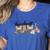 Baseball Mama Leopard Baseball Mom Mother's Day Women's Heather T-Shirt Heather True Royal