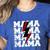 Baseball Mama Baseball Mom Women's Heather T-Shirt Heather True Royal Baseball Mama Baseball Mom Women's Heather T-Shirt Heather True Royal