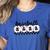 Baseball Mama Retro Groovy Baseball Mom Mother Game Day Women's Heather T-Shirt Heather True Royal