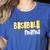 Baseball Mama Yellow Leopard Print Baseball Mom Gear Sports Women's Heather T-Shirt Heather True Royal
