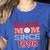 Baseball Mom Since 1998 Women's Heather T-Shirt Heather True Royal