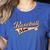 Baseball Mom Best Mama Cute Throwback Classic Women's Heather T-Shirt Heather True Royal