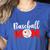 Baseball Mom Cute Letter Print Women Cute Mother's Day Women's Heather T-Shirt Heather True Royal Baseball Mom Cute Letter Print Women Cute Mother's Day Women's Heather T-Shirt Heather True Royal