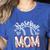 Baseball Mom Cute Baseball Mama Proud Senior Baseball Player Premium Women's Heather T-Shirt Heather True Royal