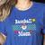 Baseball Mom Cute Retro Look Mothers Will Love Women's Heather T-Shirt Heather True Royal Baseball Mom Cute Retro Look Mothers Will Love Women's Heather T-Shirt Heather True Royal