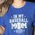 In My Baseball Mom Era Cool Mommy Women's Heather T-Shirt Heather True Royal