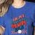 In My Baseball Mom Era Groovy Mom Baseball Mama Mother's Day Women's Heather T-Shirt Heather True Royal In My Baseball Mom Era Groovy Mom Baseball Mama Mother's Day Women's Heather T-Shirt Heather True Royal