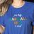 In My Baseball Mom Era Baseball Lover Groovy Vintage Retro Women's Heather T-Shirt Heather True Royal