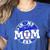 Baseball Mom Era Player Mother Game Day Women's Heather T-Shirt Heather True Royal Baseball Mom Era Player Mother Game Day Women's Heather T-Shirt Heather True Royal