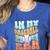 In My Baseball Mom Era Retro Groovy Style Sports Mama Women's Heather T-Shirt Heather True Royal In My Baseball Mom Era Retro Groovy Style Sports Mama Women's Heather T-Shirt Heather True Royal