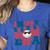 In My Baseball Mom Era Smile Face Retro Women's Heather T-Shirt Heather True Royal In My Baseball Mom Era Smile Face Retro Women's Heather T-Shirt Heather True Royal