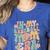 In My Baseball Mom Era Women's Heather T-Shirt Heather True Royal In My Baseball Mom Era Women's Heather T-Shirt Heather True Royal