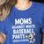 Baseball Mom Game Day Moms Against Pants Women's Heather T-Shirt Heather True Royal Baseball Mom Game Day Moms Against Pants Women's Heather T-Shirt Heather True Royal