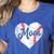 Baseball Mom Heart Mother's Day Mom Grandma Mama Boys Girls Women's Heather T-Shirt Heather True Royal Baseball Mom Heart Mother's Day Mom Grandma Mama Boys Girls Women's Heather T-Shirt Heather True Royal