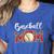 Baseball Mom Leopard Game Day Mom Life Mother's Day Women's Heather T-Shirt Heather True Royal Baseball Mom Leopard Game Day Mom Life Mother's Day Women's Heather T-Shirt Heather True Royal