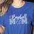 Baseball Mom Leopard Game Day Women's Heather T-Shirt Heather True Royal Baseball Mom Leopard Game Day Women's Heather T-Shirt Heather True Royal