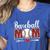 Baseball Mom Leopard Sports Players Mother's Day Women's Heather T-Shirt Heather True Royal Baseball Mom Leopard Sports Players Mother's Day Women's Heather T-Shirt Heather True Royal