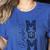 Baseball Mom Leopard Women's Heather T-Shirt Heather True Royal