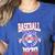 Baseball Mom Loud & Proud Since 1970 Premium Women's Heather T-Shirt Heather True Royal