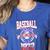 Baseball Mom Loud & Proud Since 1972 Raglan Baseball Tee Women's Heather T-Shirt Heather True Royal