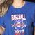 Baseball Mom Loud & Proud Since 1977 Raglan Baseball Tee Women's Heather T-Shirt Heather True Royal