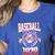 Baseball Mom Loud & Proud Since 1978 Women's Heather T-Shirt Heather True Royal