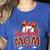 Baseball Mom Mama Mother's Day Leopard Sport Mom Mama Women's Heather T-Shirt Heather True Royal Baseball Mom Mama Mother's Day Leopard Sport Mom Mama Women's Heather T-Shirt Heather True Royal