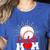 Baseball Mom Mama Mother's Day Sport Lover Women's Heather T-Shirt Heather True Royal