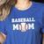 Baseball MOM Mother's Day Baseball Game Cheer Mom Women's Heather T-Shirt Heather True Royal Baseball MOM Mother's Day Baseball Game Cheer Mom Women's Heather T-Shirt Heather True Royal