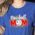 Baseball Mom Mother's Day For Mom Game Day Outfit Women's Heather T-Shirt Heather True Royal Baseball Mom Mother's Day For Mom Game Day Outfit Women's Heather T-Shirt Heather True Royal
