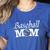 Baseball Mom Mother`s Day Women's Heather T-Shirt Heather True Royal Baseball Mom Mother`s Day Women's Heather T-Shirt Heather True Royal
