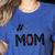 Baseball Mom Number One 1 Mother Baseball Lover Mother's Day Women's Heather T-Shirt Heather True Royal
