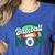 Baseball Mom Rainbow Game Day Women's Heather T-Shirt Heather True Royal Baseball Mom Rainbow Game Day Women's Heather T-Shirt Heather True Royal