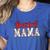 Baseball Mom Retro Groovy Baseball Mama Women Mother's Day Women's Heather T-Shirt Heather True Royal Baseball Mom Retro Groovy Baseball Mama Women Mother's Day Women's Heather T-Shirt Heather True Royal