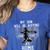 Baseball Mom My Son Will Be Waiting For You At Home Premium Tri-Blend Women's Heather T-Shirt Heather True Royal