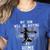 Baseball Mom My Son Will Be Waiting For You At Home Women's Heather T-Shirt Heather True Royal