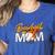 Baseball Mom Sports Graphic Novelty Women's Heather T-Shirt Heather True Royal Baseball Mom Sports Graphic Novelty Women's Heather T-Shirt Heather True Royal