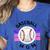 Baseball Mom Sports Mom Proud Baseball Mom Women's Heather T-Shirt Heather True Royal Baseball Mom Sports Mom Proud Baseball Mom Women's Heather T-Shirt Heather True Royal