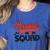 Baseball Mom Squad For Baseball Mom Women's Heather T-Shirt Heather True Royal
