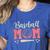 Baseball Mom And Sweet For Moms With Baseball Kids Women's Heather T-Shirt Heather True Royal Baseball Mom And Sweet For Moms With Baseball Kids Women's Heather T-Shirt Heather True Royal