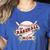 Baseball Mom Vintage Retro Game Day Son Supporter Fan Women's Heather T-Shirt Heather True Royal