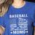 Baseball Momo Mom USA Flag 4th Of July Women's Heather T-Shirt Heather True Royal Baseball Momo Mom USA Flag 4th Of July Women's Heather T-Shirt Heather True Royal