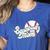 Baseball Mom's Favorite Game Day Premium Women's Heather T-Shirt Heather True Royal